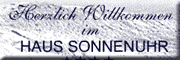Ferienhaus Sonnenuhr<br>Margarete Bastin Westerland auf Sylt