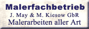 Malerfachbetrieb May und <br>
Kiesow GbR <br>
Jürgen May Meißen Malerfachbetrieb May und <br>
Kiesow GbR <br>
Jürgen May Meißen