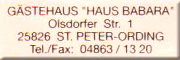 Haus BabaraBabara Stickelmayer Sankt Peter-Ording