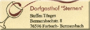 Gastst�tte Sternen - Steffen T�nges Forbach