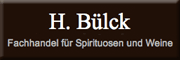 H. Bülck Spirituosen und Weine<br>Karl-Harald Krüger 