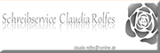 Schreibservice Claudia Rolfes Alsdorf
