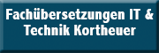 Fachübersetzungen IT & Technik Kortheuer Langenfeld