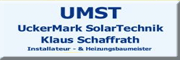 UMST Klaus Schaffrath Installateur- u. Heizungsbaumeister<br>  Carmzow-Wallmow