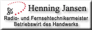 Henning Jansen Radio- und Fernsehtechnikermeister 