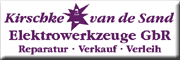 Kirschke & van de Sand Elektrowerkzeuge GbR Crimmitschau Kirschke & van de Sand Elektrowerkzeuge GbR Crimmitschau