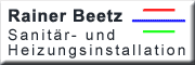 Heizung-Sanitärinstallation <br>
Rainer Beetz Schönefeld