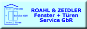 Roahl + Zeidler Fenster - Türen - Service GbR<br>Peter Roahl + Michael Zeidler Cölpin Roahl + Zeidler Fenster - Türen - Service GbR<br>Peter Roahl + Michael Zeidler Cölpin