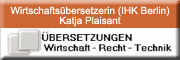 Wirtschaftsübersetzerin - Katja Plaisant 