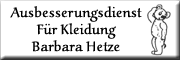 Ausbesserungsdienst für Kleidung -  Barbara Hetze 