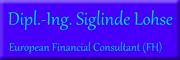 Versicherungsmaklerin Dipl.-Ing. Siglinde Lohse European Financial Consultant (FH)
Versicherungsmaklerin Dipl.-Ing. Siglinde Lohse European Financial Consultant (FH)