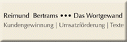 Das Wortgewand<br>Reimund Bertrams Bergkamen Das Wortgewand<br>Reimund Bertrams Bergkamen