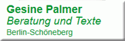 Büro für besondere Texte<br>Gesine Palmer, Dr.  