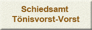 Schiedsamt Toenisvorst - Vorst<br>Udo Beine Tönisvorst