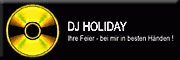 DJ HOLIDAY<br>Manfred Jannutsch Rostock DJ HOLIDAY<br>Manfred Jannutsch Rostock