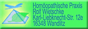 Homöopathische Praxis Rolf Wietschke Wandlitz