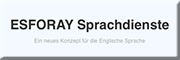 ESFORAY GmbH<br> Geilenkirchen ESFORAY GmbH<br> Geilenkirchen