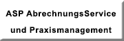 ASP AbrechnungsService und Praxismanagement<br>  Königsbach-Stein