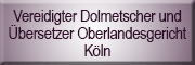 Vereidigter Dolmetscher und Übersetzer<br>Oberlandesgericht Köln 