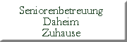 Seniorenbetreuung Daheim Zuhause<br>  