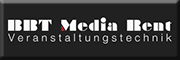 BBT Media Rent Veranstaltungstechnik<br> BBT Media Rent Veranstaltungstechnik<br>