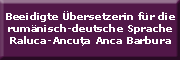 Beeidigte Übersetzerin für die rumänisch/deutsche Sprache Schwanstetten